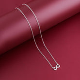 925 Sterling Silver Daily Ware Infinity Pendant Necklace for Women